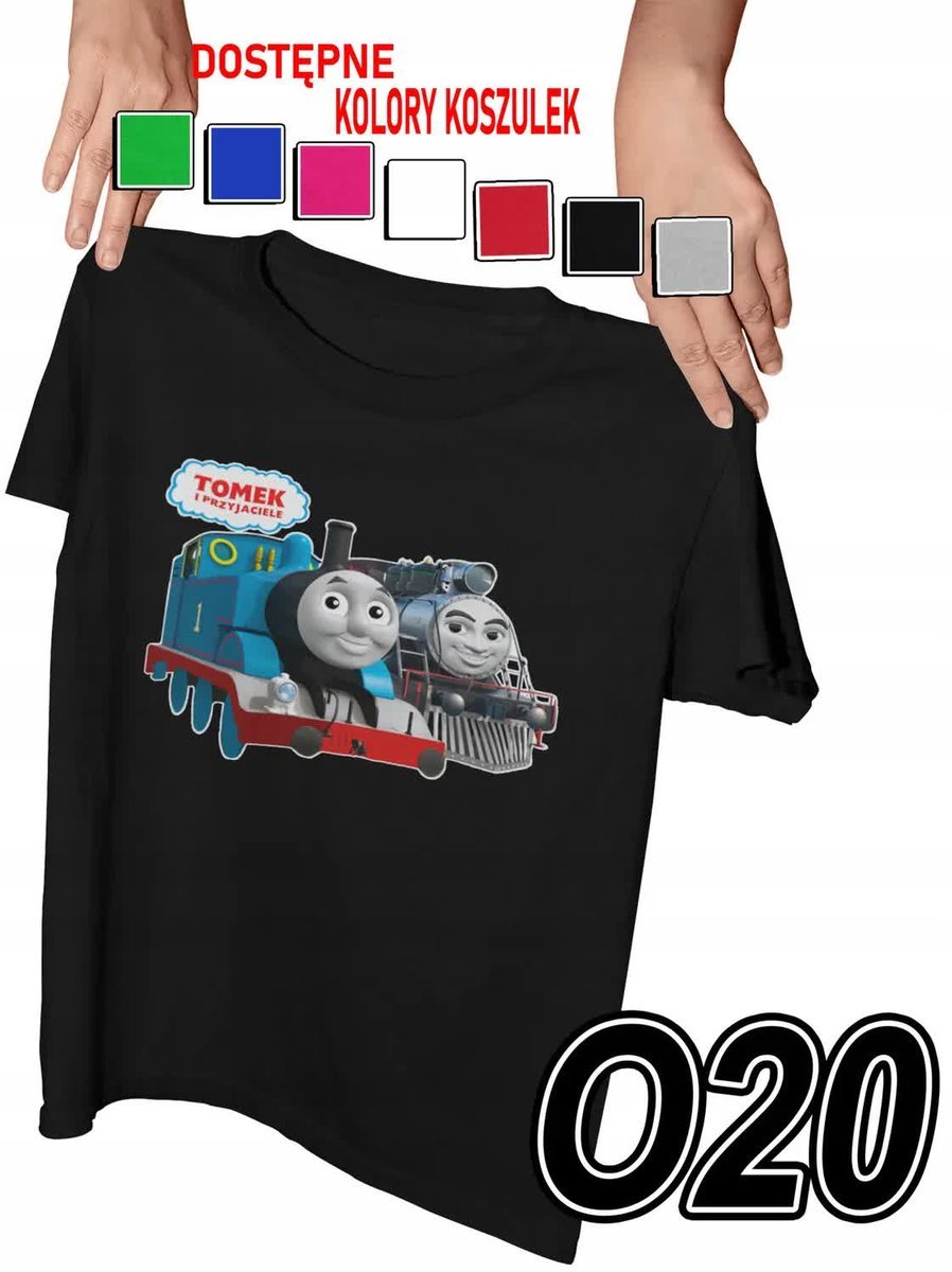 Koszulka Dziecięca Z Nadrukiem Tomek I Przyjaciele Różne Wzory - M 134-140