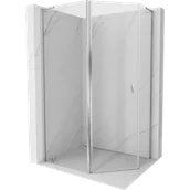 Kabiny prysznicowe - Mexen Mist L kabina prysznicowa pięciokątna asymetryczna uchylna 100 x 90 cm, transparent, chrom - 8A8L-100-090-01-00 - miniaturka - grafika 1