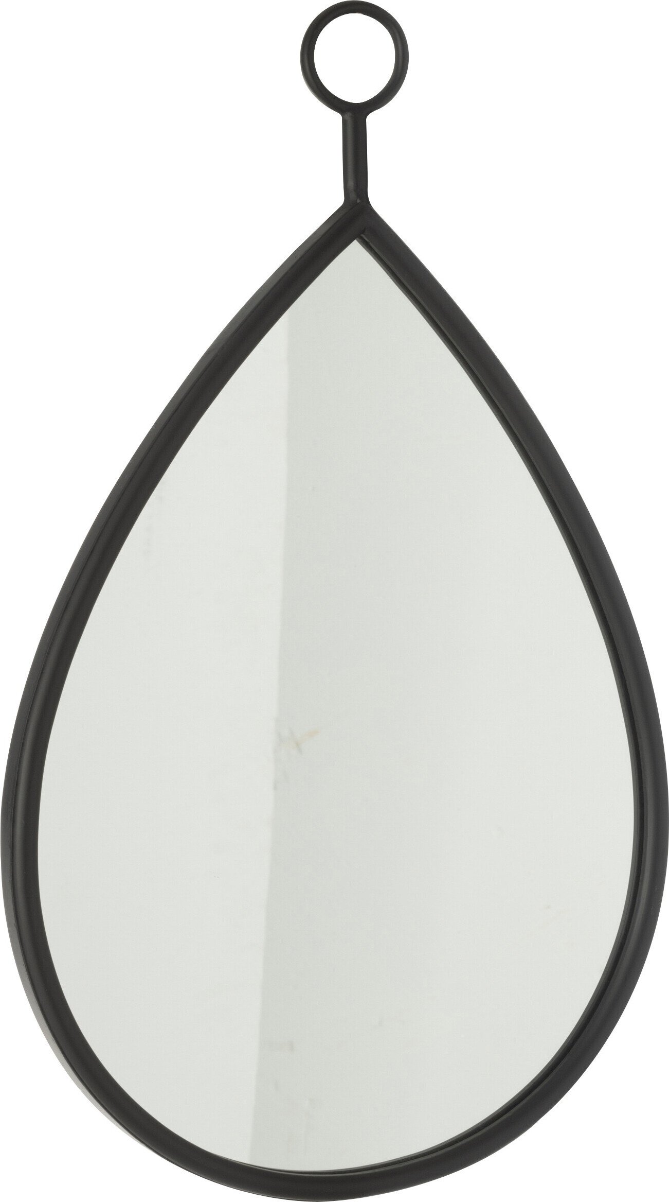 Lustro Wiszące Drop Mirror/Mdf Czarny Średni