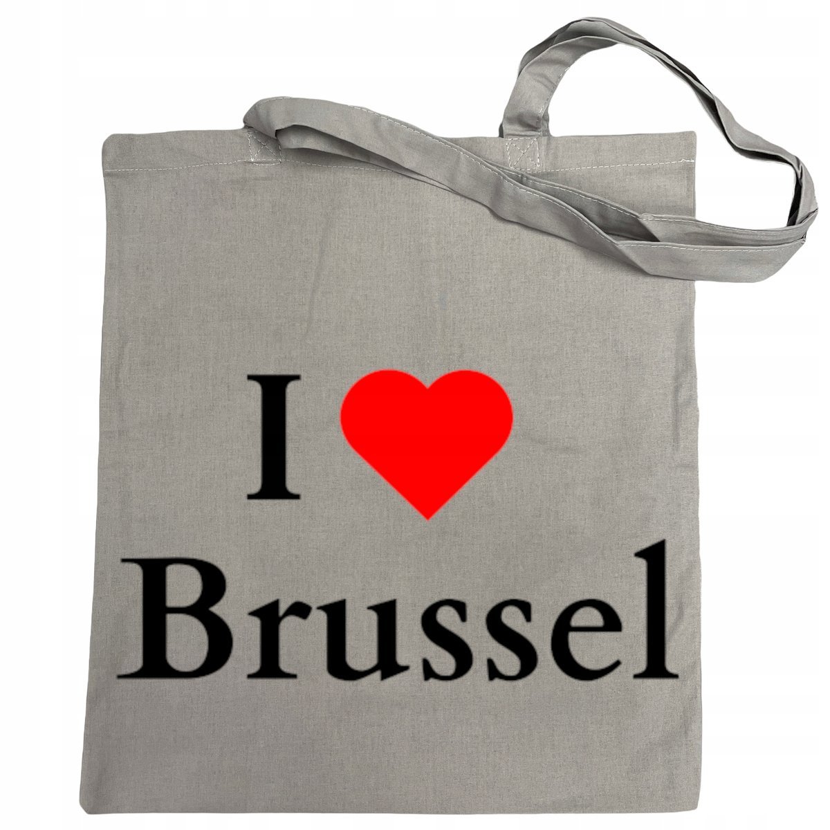 Torba na zakupy nadruk I Love Brussell Kocham Bruksele Belgia