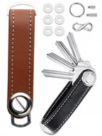 Breloki - Organizer na klucze brelok skórzany breloczek - miniaturka - grafika 1