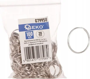 Geko Kółko – brelok do kluczy 20mm – 100szt 100 - Szafki na klucze - miniaturka - grafika 1