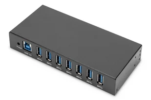 Digitus Koncentrator USB 3.0, 7-portowy, Industrial Line - Huby USB - miniaturka - grafika 1