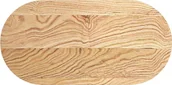 Stoły - vidaXL Blat stołu, 80x40x2 cm, drewno dębowe, owalna - miniaturka - grafika 1