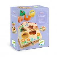 Sortery dla dzieci - Drewniany sorter Domek DJ06367 Djeco - miniaturka - grafika 1