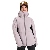 Kurtki narciarskie - Kurtka śniegowa techniczna dla Kobiety SNOWYHILL PUFFY 10K Fioletowy - miniaturka - grafika 1