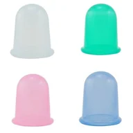 Akcesoria medycyny naturalnej - Silikonowa bańka chińska do masażu - Kolorowa - 5 cm x 8 cm - miniaturka - grafika 1