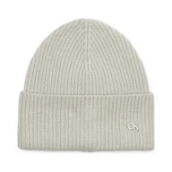 Czapki damskie - Calvin Klein Wełniana czapka z dodatkiem kaszmiru - miniaturka - grafika 1