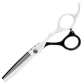 Nożyczki fryzjerskie - GEPARD Degażówki fryzjerskie praworęczne 5,5 do strzyżenia włosów do salonu linia Superior - miniaturka - grafika 1