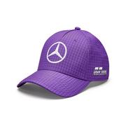 Czapki dla dzieci - Czapka baseballowa dziecięca purple Lewis Hamilton Mercedes AMG F1 2023 - miniaturka - grafika 1
