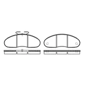 Klocki hamulcowe - RoadHouse Zestaw klocków hamulcowych, hamulce tarczowe 2048.00 - miniaturka - grafika 1