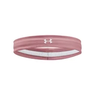 Czapki i chusty sportowe damskie - Damska opaska na głowę treningowa Under Armour UA Play Up Headband - różowa - UNDER ARMOUR - miniaturka - grafika 1