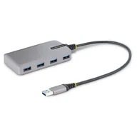 Huby USB - StarTech 5G4AB-USB-A-HUB huby i koncentratory USB 3.2 Gen 1 (3.1 Gen 1) Type-A 5000 Mbit/s Szary - miniaturka - grafika 1