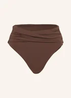 Stroje kąpielowe - Seafolly Dół Od Bikini Z Wysokim Stanem Seafolly Collective braun - miniaturka - grafika 1