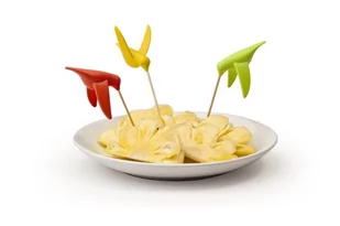 Qualy, Widelczyki koktajlowe - koliber, 6 szt. - Widelce - miniaturka - grafika 1