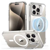 Etui i futerały do telefonów - Etui ESR Classic Kickstand Halolock Magsafe do Apple iPhone 15 Pro Clear - miniaturka - grafika 1