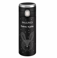 Kubki termiczne - Kubek termiczny termos czarny z wyświetlaczem LED i grawerem dla - miniaturka - grafika 1