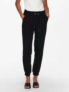 ONLY Spodnie dresowe 15203946 Czarny Regular Fit - Spodnie sportowe damskie - miniaturka - grafika 1