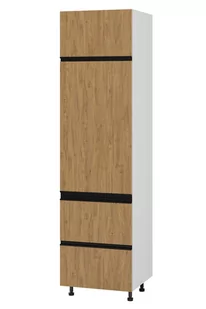 Bari Plus Słupek Lewy Wysoki Ds2-60-220_Modern Dąb Kamienny - Meble kuchenne - miniaturka - grafika 1