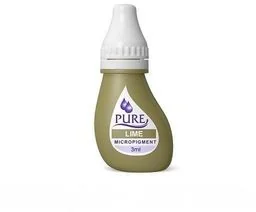 Pigment do makijażu permanentnego Biotouch Pure Lime 3ml - Pozostałe akcesoria kosmetyczne - miniaturka - grafika 1