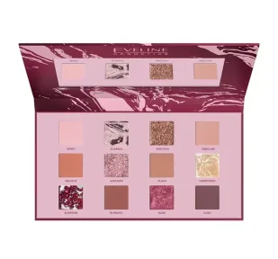 Eveline Cosmetics Cosmetics - Shocking Nudes Eyeshadow Palette - Paleta 12 cieni do powiek - 9,6 g - EDYCJA LIMITOWANA - Cienie do powiek - miniaturka - grafika 1