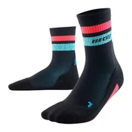 Skarpetki damskie - Skarpety kompresyjne damskie sportowe CEP Miami Vibes 80's krótkie - miniaturka - grafika 1