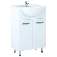 Meble łazienkowe - Set Alex 65 2D White na nóżkach Elita - miniaturka - grafika 1