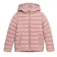 Kurtki i płaszcze dla dziewczynek - 4F JUNIOR Down Jacket dla dziewczynek, LIGHT PINK, 164 - miniaturka - grafika 1