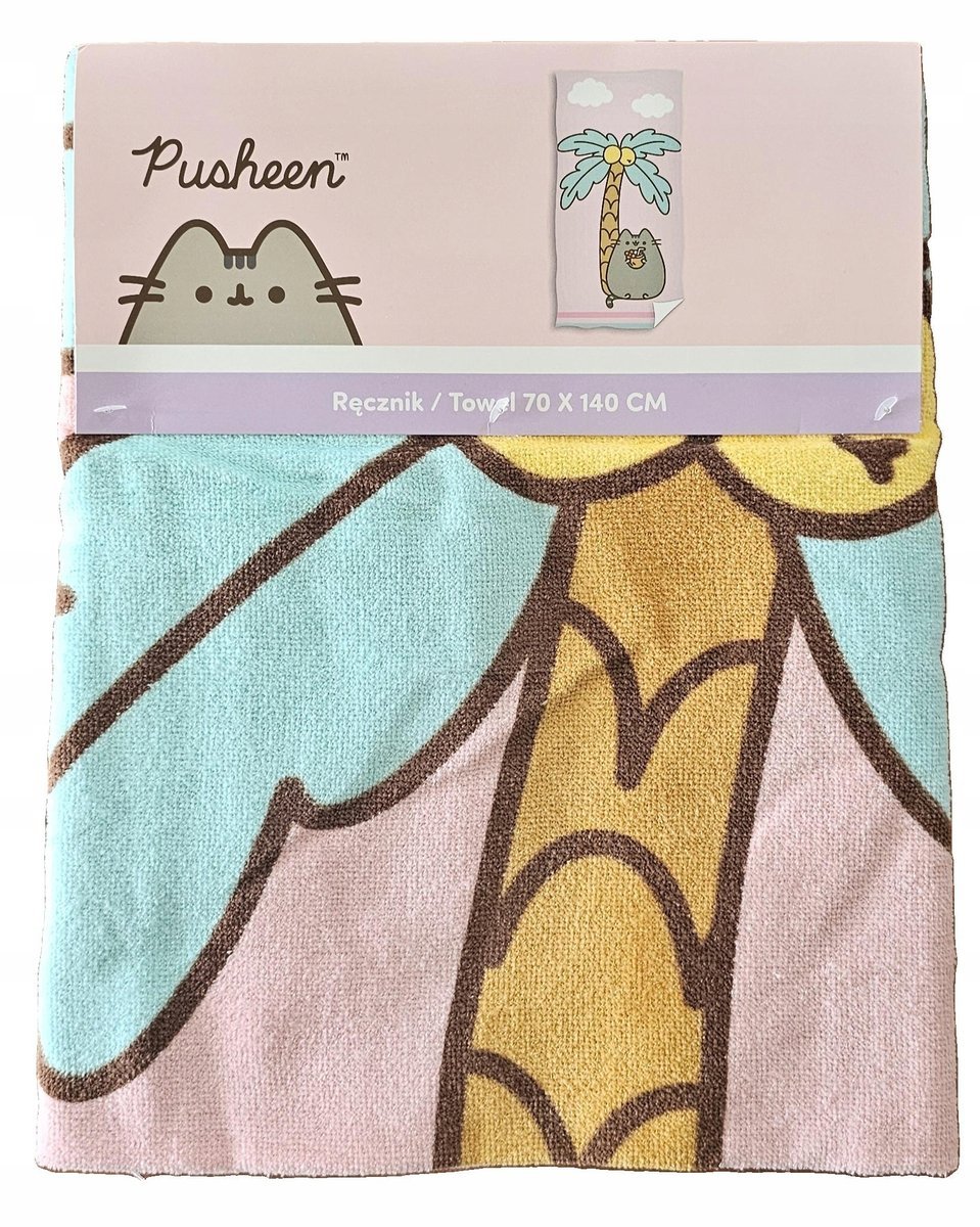 Pusheen Palma Ręcznik plażowy 100% bawełna 70x140cm