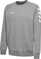 Bluzy męskie - Hummel Hmlgo Cotton bluza męska, szary, xl - miniaturka - grafika 1