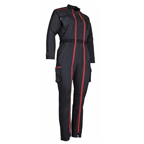 LMA Workwear 4114 COLLINE dwukolorowy kombinezon damski, rozmiar 3XS, szary/czarny