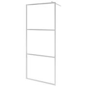 Ścianki i drzwi prysznicowe - VidaXL Ścianka prysznicowa, mrożone szkło ESG, 90 x 195 cm - miniaturka - grafika 1