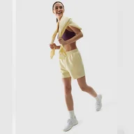 Spodenki damskie - Spodenki 4F 4FWSS24TSHOF324 73S żółty XXL - miniaturka - grafika 1