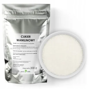 Cukier Wanilinowy Aromatyczny Do Ciast 200G - Cukier i słodziki - miniaturka - grafika 1