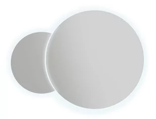 Lustro Łazienkowe Led 50+80 Ruke Simple Doppio - Lustra - miniaturka - grafika 1