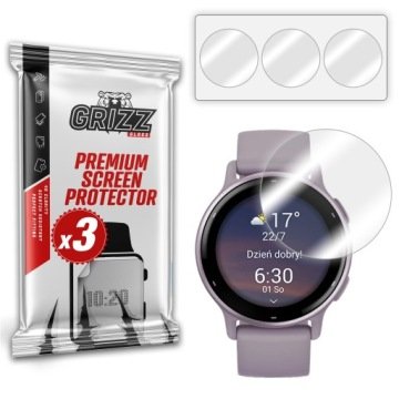3-PAK Hydrożelowa folia ochronna do Garmin Vivoactive 5