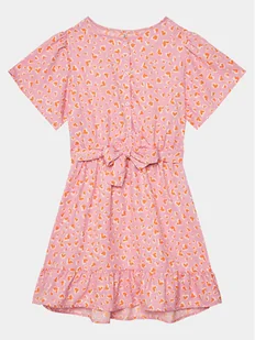 Kids ONLY Sukienka letnia Palma 15316557 Różowy Regular Fit - Sukienki i spódniczki dla dziewczynek - miniaturka - grafika 1