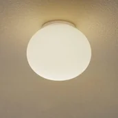 Lampy sufitowe - FLOS Lampa sufitowa designerska MINI, możliwość ściemniania, biały / opal, salon / jadalnia, szkło, design - miniaturka - grafika 1