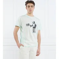 Koszulki męskie - GUESS T-shirt SS BSC ROBOT GRAFFIT | Regular Fit - miniaturka - grafika 1
