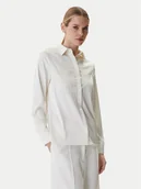 Koszule damskie - Guess Koszula W5RH40 WFQC2 Écru Regular Fit - miniaturka - grafika 1