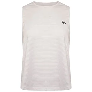 Dare 2b Damska koszulka Meditate Crop Top, biały, 34 - Koszulki i topy damskie - miniaturka - grafika 1