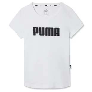 T-shirt z krótkim rękawem dziewczynki Puma ESS - Odzież sportowa dziecięca - miniaturka - grafika 1