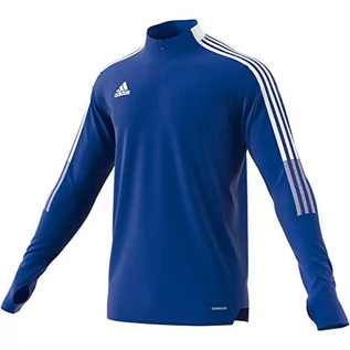 Koszulki i topy damskie - Adidas Męski sweter TIRO21 TR Top Team Royal Blue, L GH7302 - grafika 1