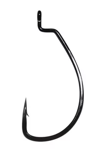 Gamakatsu Haczyk Worm Offset Ewg Sl Black 6/0 - Inne akcesoria dla wędkarzy - miniaturka - grafika 1