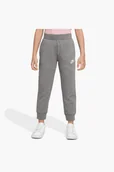 Spodnie i spodenki dla dziewczynek - Spodnie dla małych dzieci Nike Club Fleece - Szary - miniaturka - grafika 1