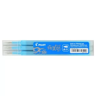 Pilot Pen Zamiennik pilot Pen 2276010 °F  Refill FRIXION Clicker, grubość 0.5 MM, 3 sztuki, jasnoniebieski 2276010F - Przybory szkolne - miniaturka - grafika 1