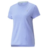 Koszulki i topy damskie - Koszulka damska Puma Run Favorite Heather SS fioletowa 52316828-XL - miniaturka - grafika 1