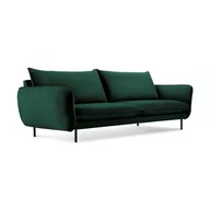 Sofy i kanapy - Zielona aksamitna sofa Cosmopolitan Design Vienna, 200 cm - miniaturka - grafika 1