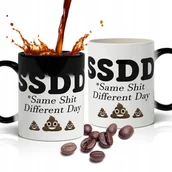 Kubki - KUBEK MAGICZNY PREZENT DLA KOLEGI Z PRACY SSDD WZ - miniaturka - grafika 1