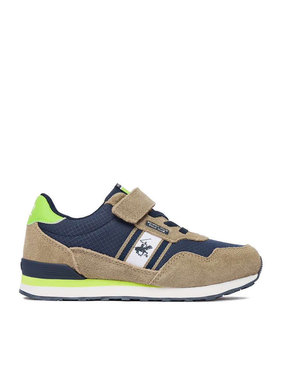 Beverly Hills Polo Club Sneakersy Chłopiec Granatowy BEVERLY HILLS POLO CLUB-EO-CP23-6384-1 Granatowy Khaki